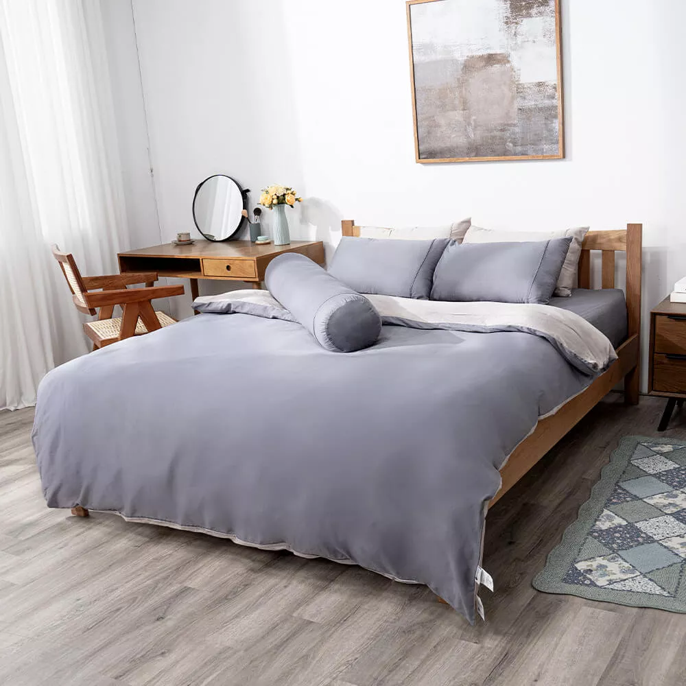 Vỏ chăn Cotton satin AMD The Essentials Đơn Sắc 3 màu - Ảnh 4