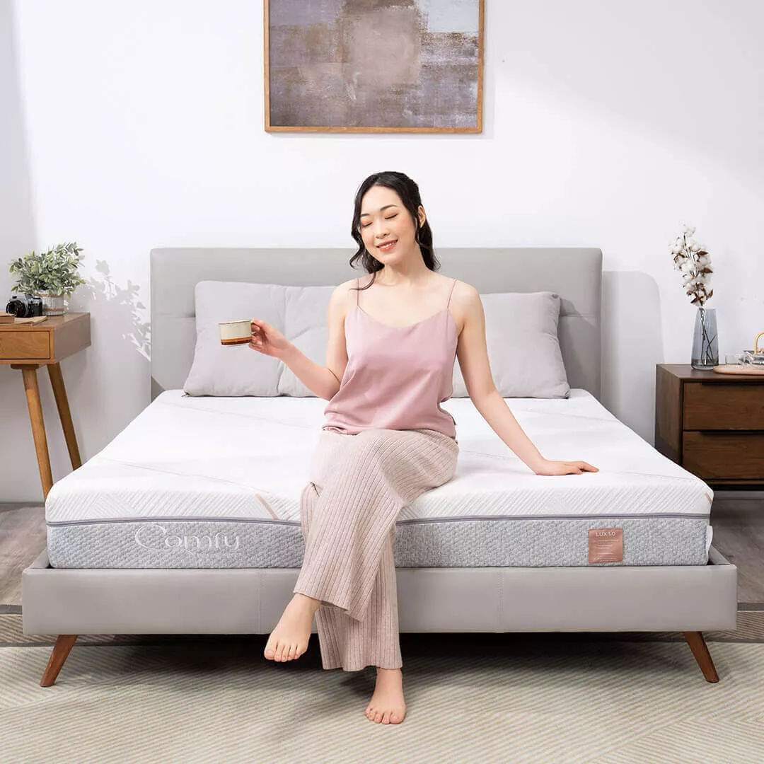 Nệm foam Comfy Lux 1.0 cao cấp kháng khuẩn kép dày 20cm - Ảnh 11