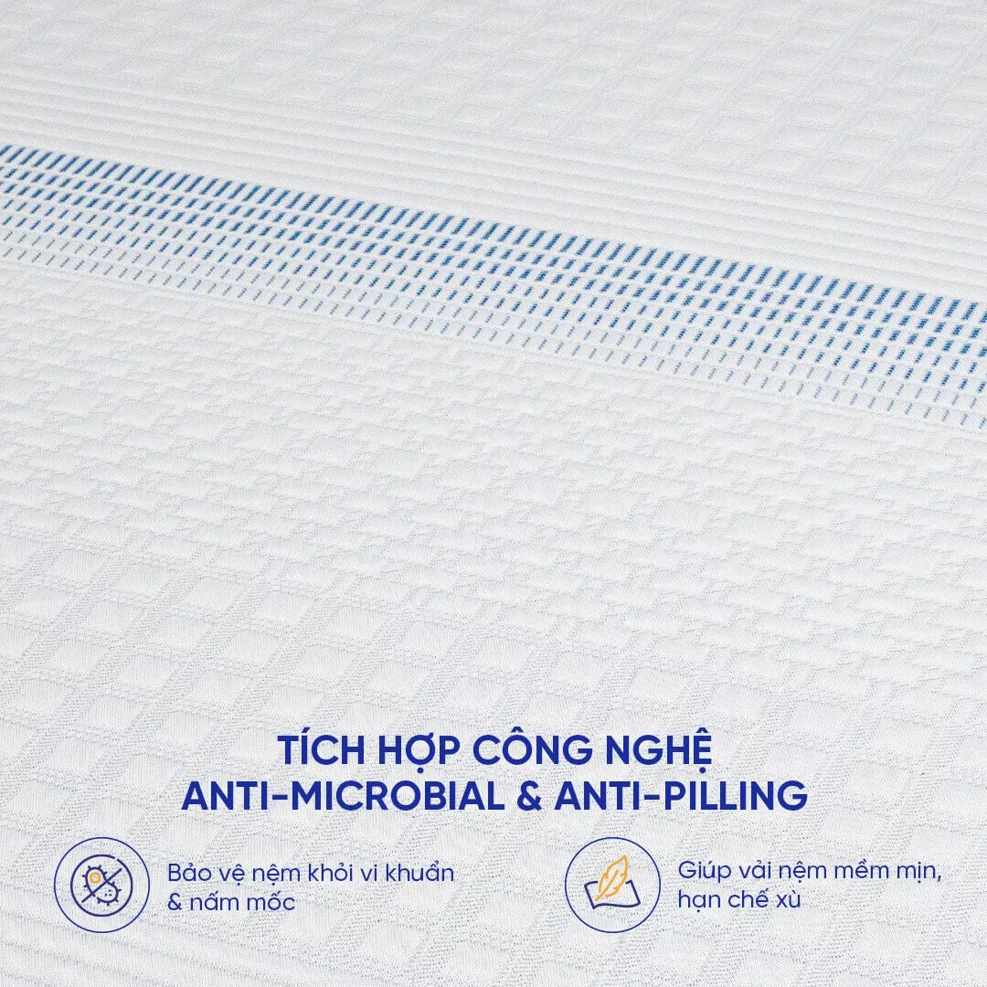 Nệm foam Comfy Cloud 3.0 cân bằng trọng lực dày 18cm - Ảnh 10