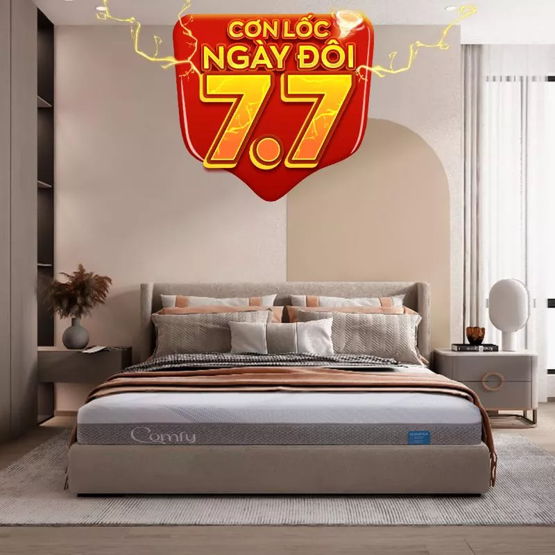 Nệm foam Comfy Cloud 3.0 cân bằng trọng lực dày 18cm - Ảnh 2