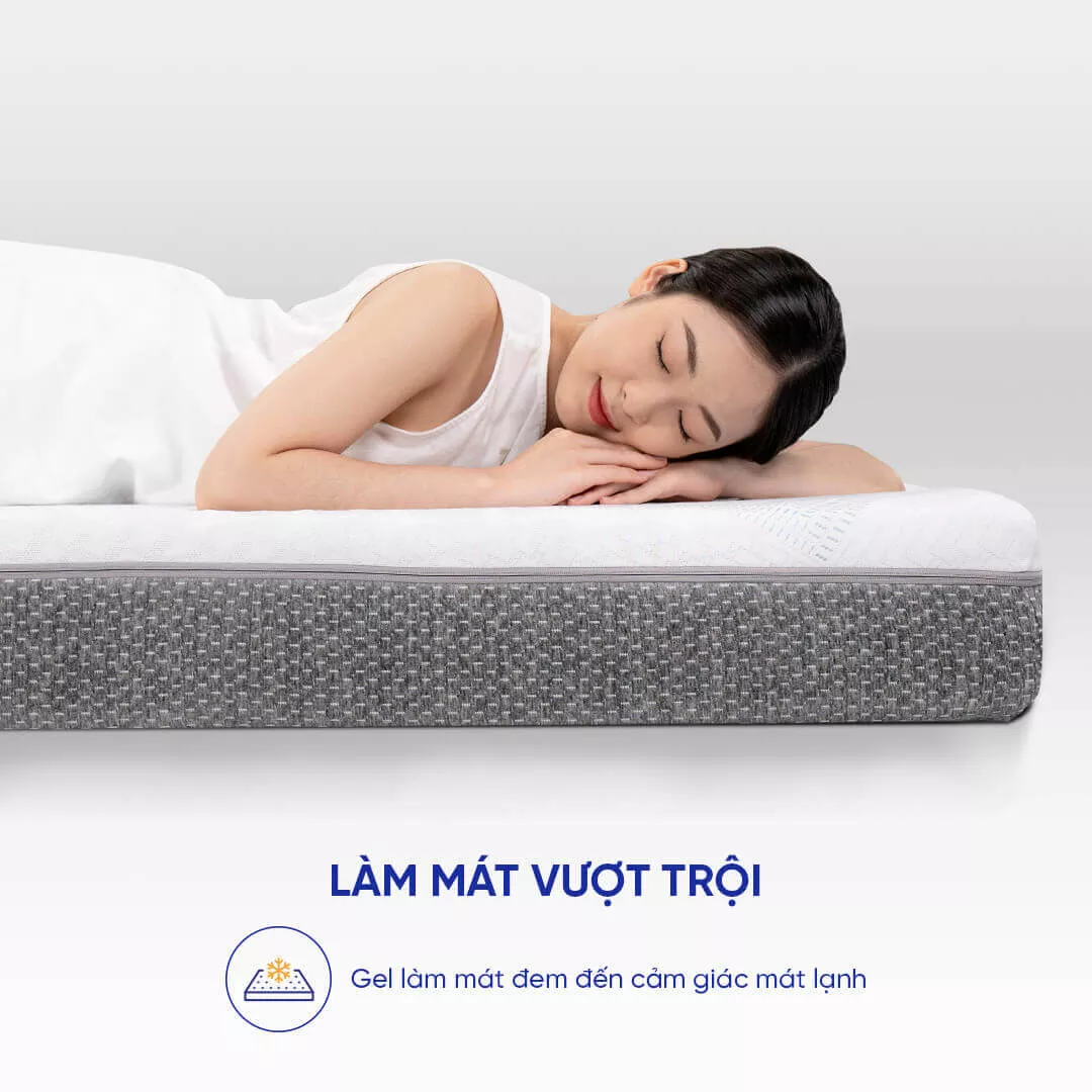 Nệm foam Comfy Cloud 3.0 cân bằng trọng lực dày 18cm - Ảnh 5