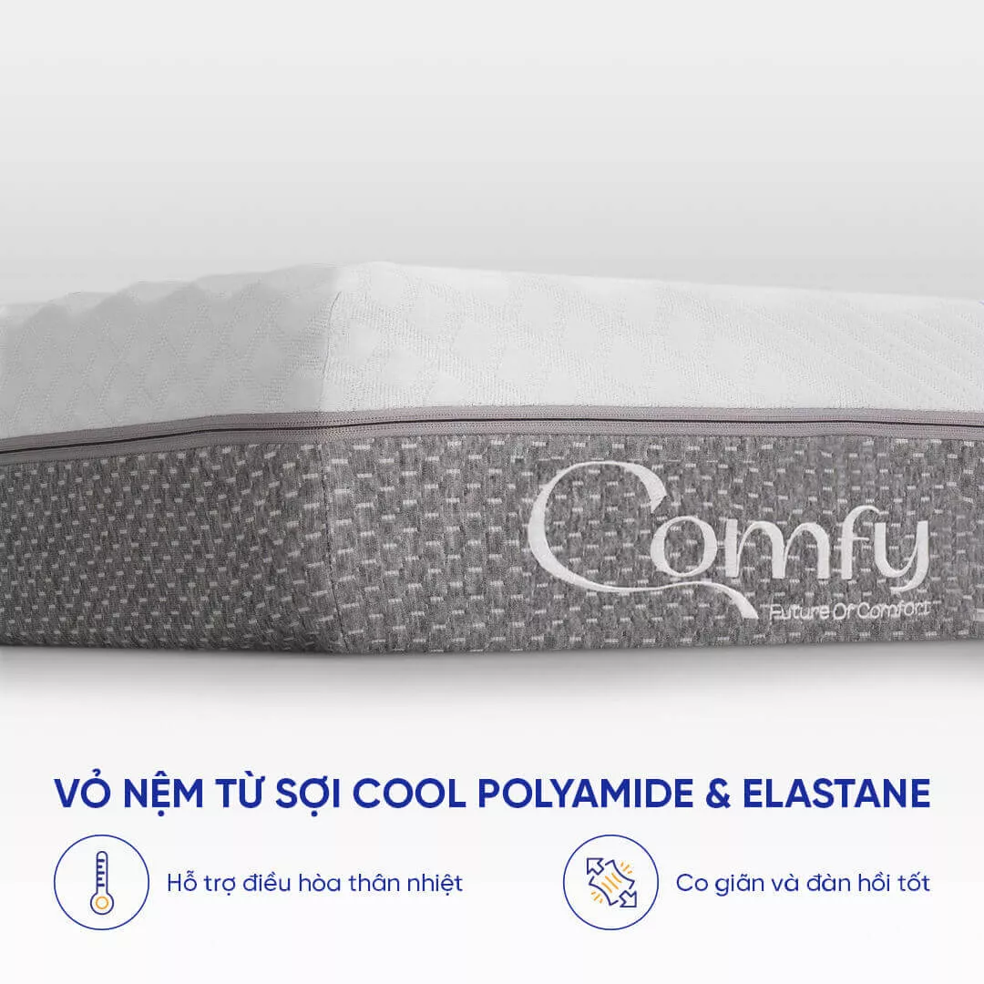 Nệm foam Comfy Cloud 3.0 cân bằng trọng lực dày 18cm - Ảnh 9