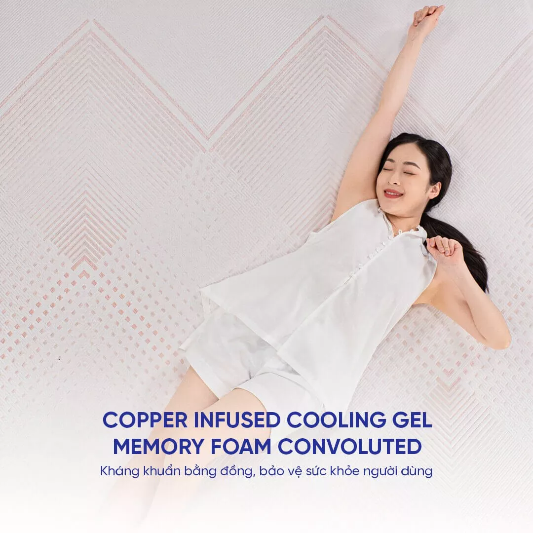 Nệm foam Comfy Lux 3.0 cao cấp tương thích toàn diện dày 25cm - Ảnh 6