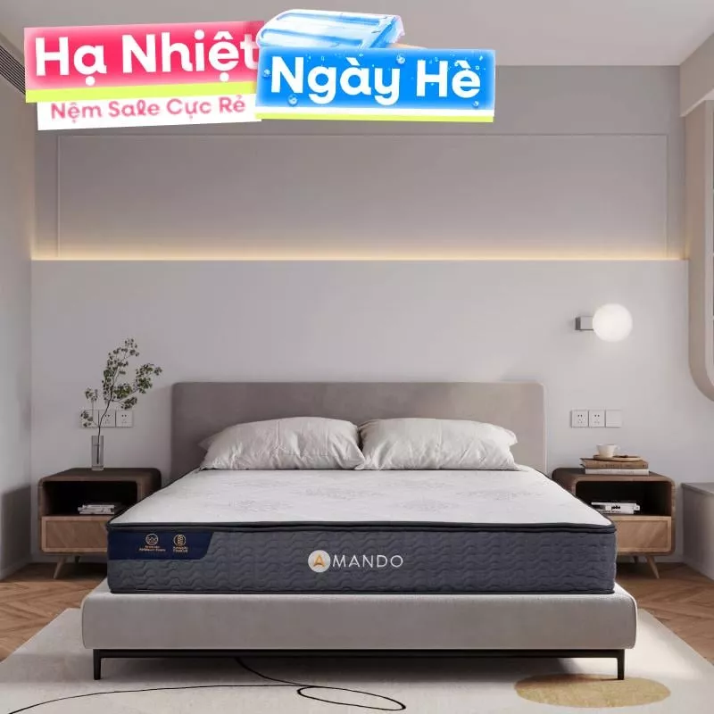 Nệm lò xo Amando Elite Original túi độc lập tiêu chuẩn khách sạn 5 sao dày 23cm - Ảnh 2
