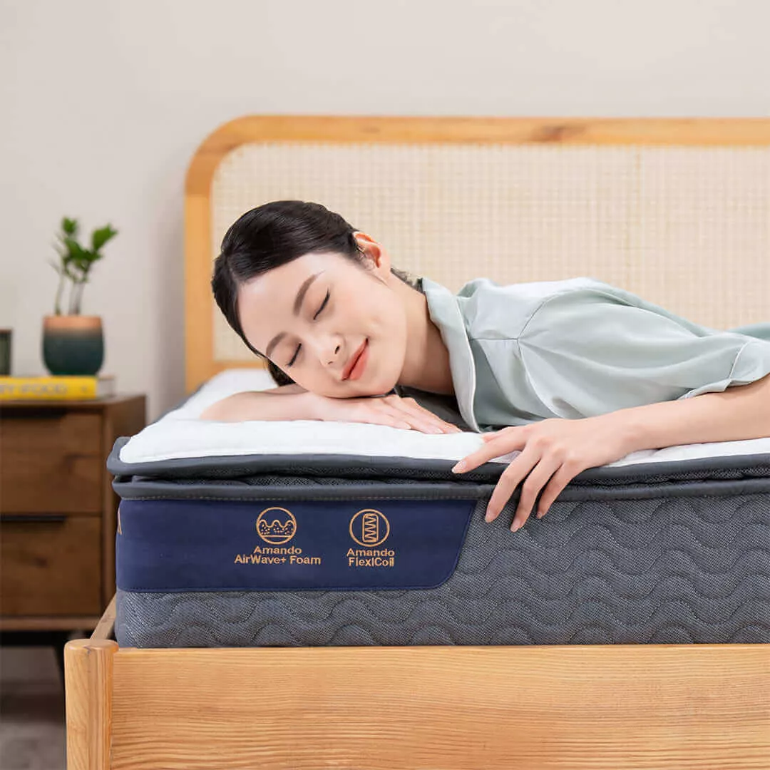 Nệm lò xo Amando Elite Original túi độc lập tiêu chuẩn khách sạn 5 sao dày 23cm - Ảnh 9