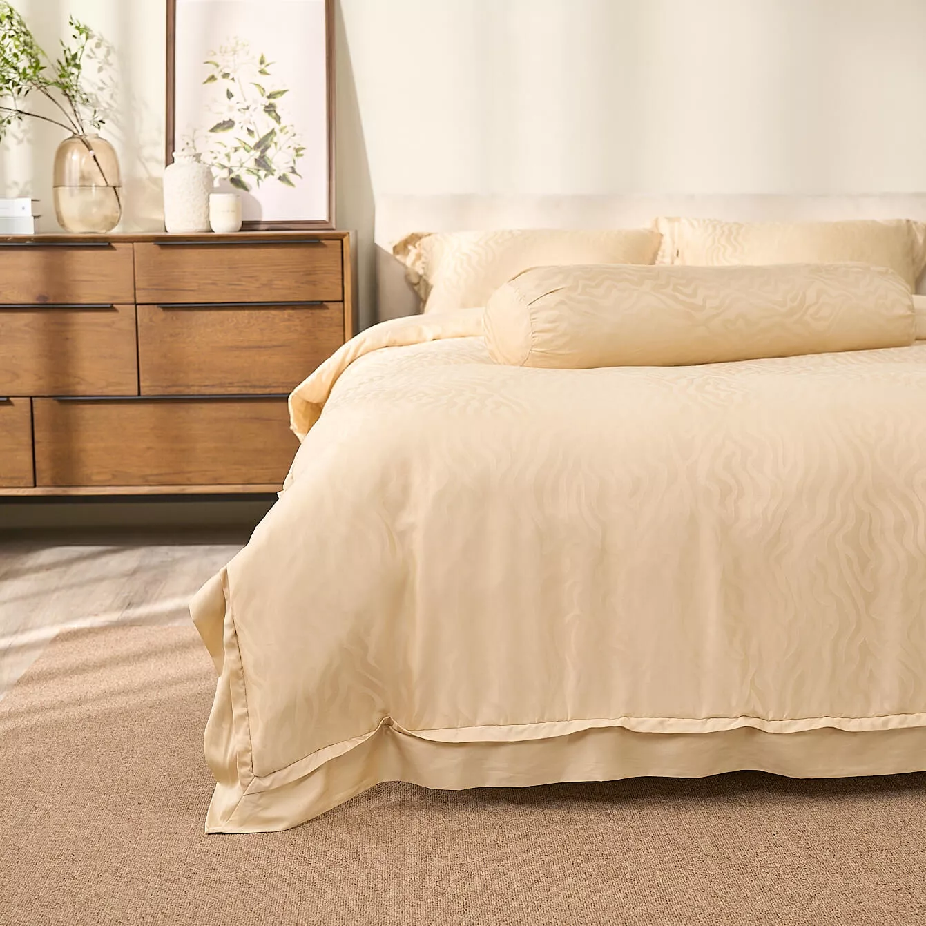Bộ chăn ga Lụa tencel cao cấp Amando Lagom 5 chi tiết - Ảnh 18