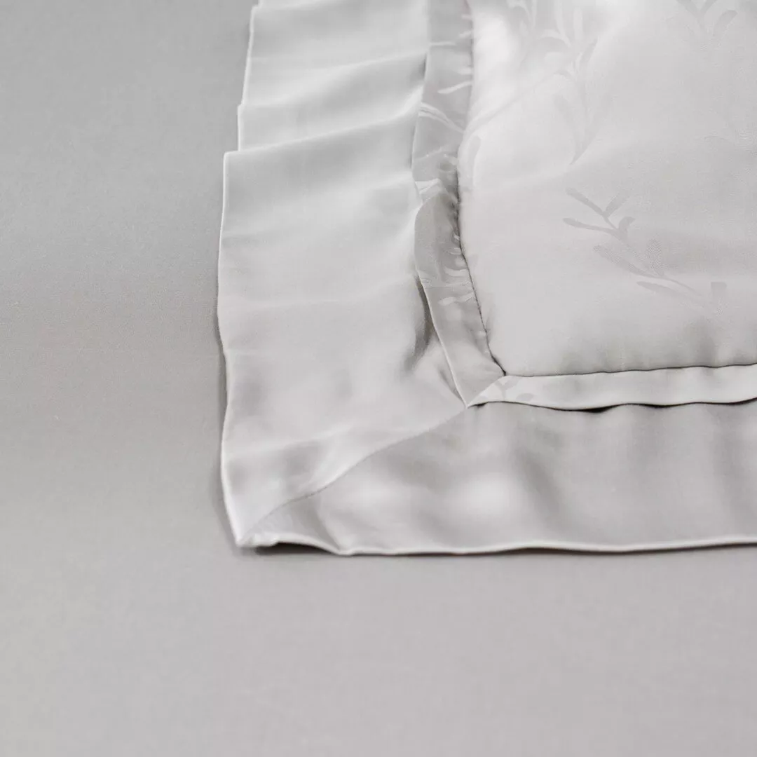 Bộ chăn ga Lụa tencel cao cấp Amando Lagom 5 chi tiết Màu Xám - Ảnh 8