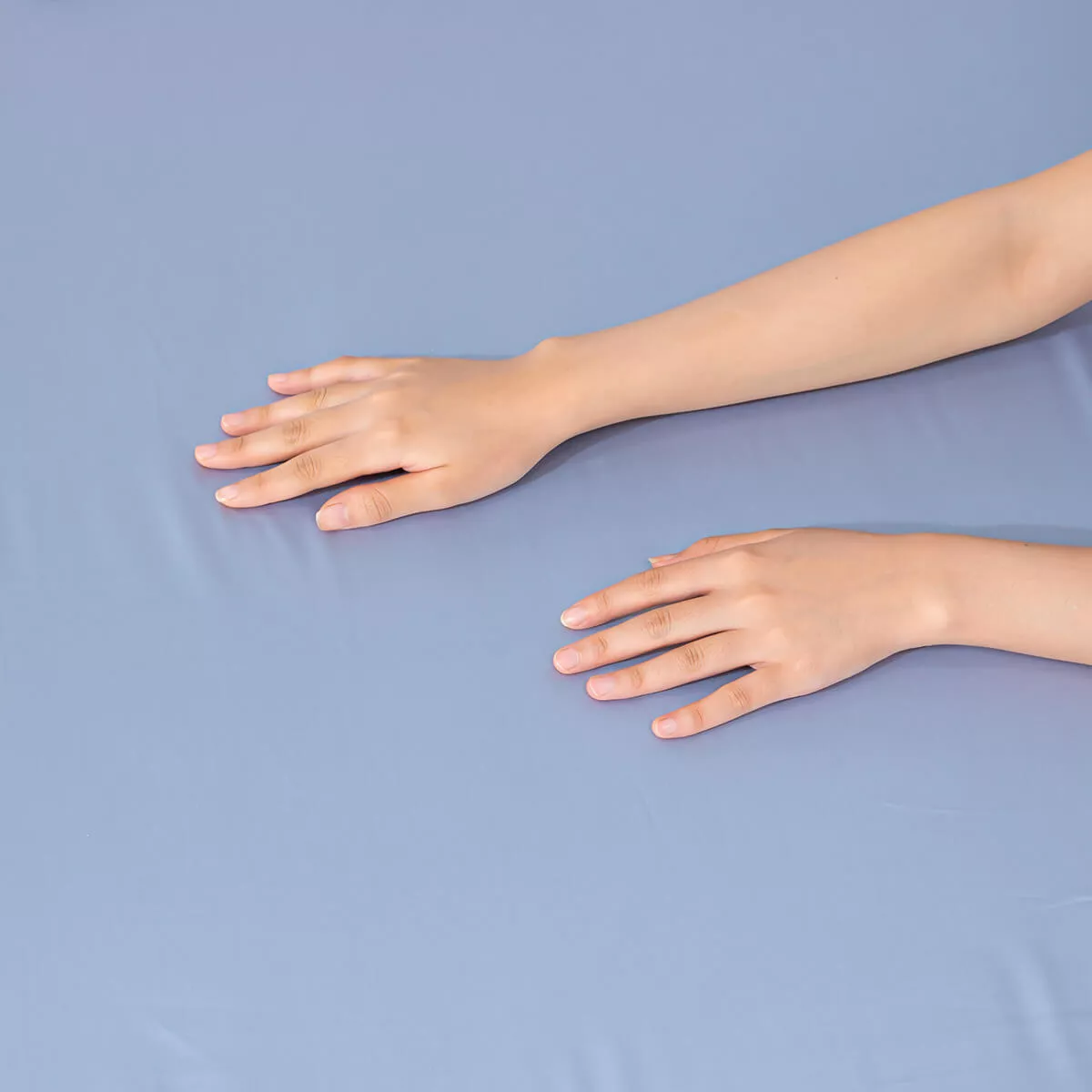 Bộ chăn ga Lụa tencel cao cấp Amando Lagom 5 chi tiết Màu Xanh dương - Ảnh 9