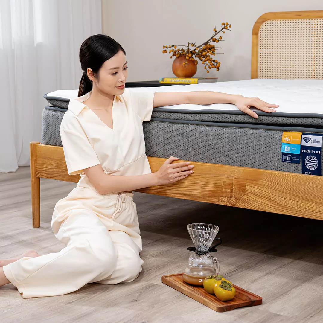 Nệm lò xo Spring Air Back Supporter Firm Plus nâng đỡ làm mát dày 26cm - Ảnh 12