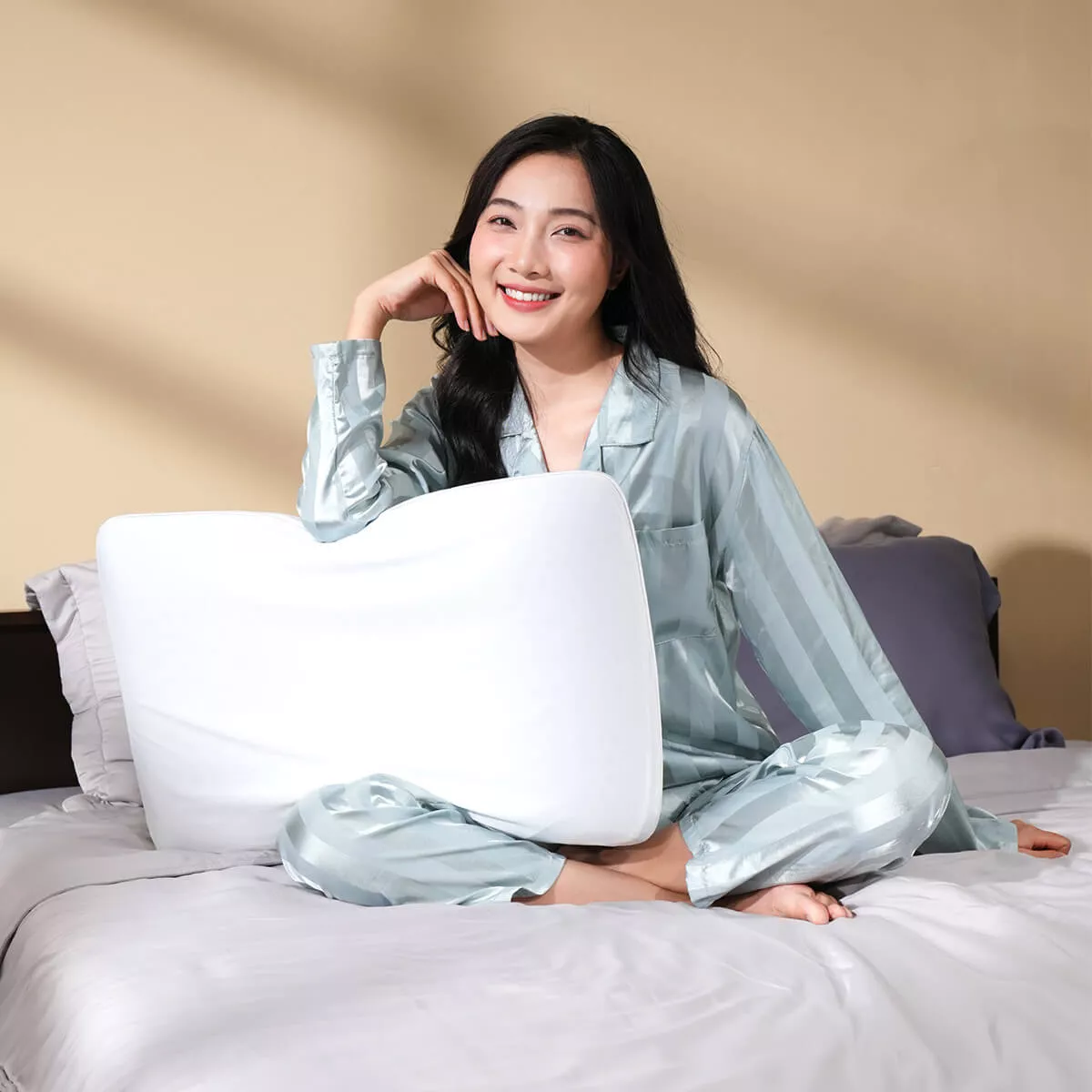 Gối foam Comfy Airflow Max điều hòa mát lạnh - Ảnh 8