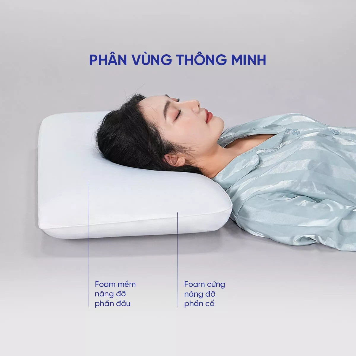 Gối foam Comfy Airflow Max điều hòa mát lạnh - Ảnh 5