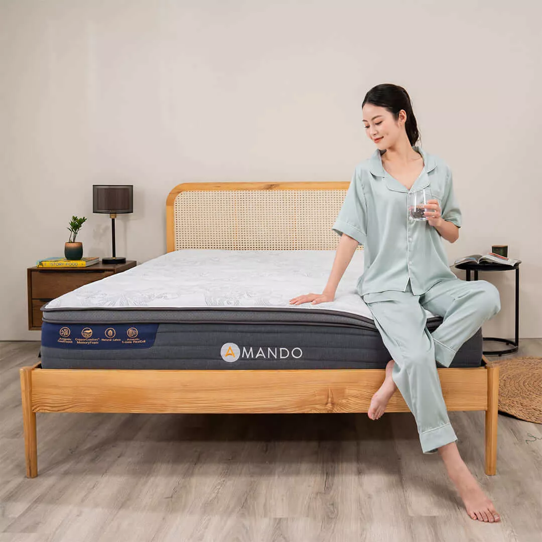 Nệm lò xo làm mát Amando Elite Grand dày 28cm - Ảnh 10