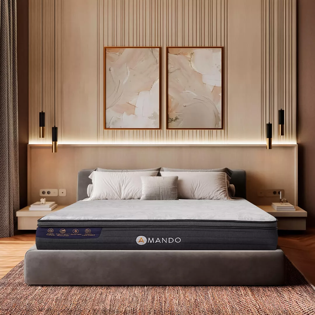 Nệm lò xo làm mát Amando Elite Grand dày 28cm - Ảnh 2