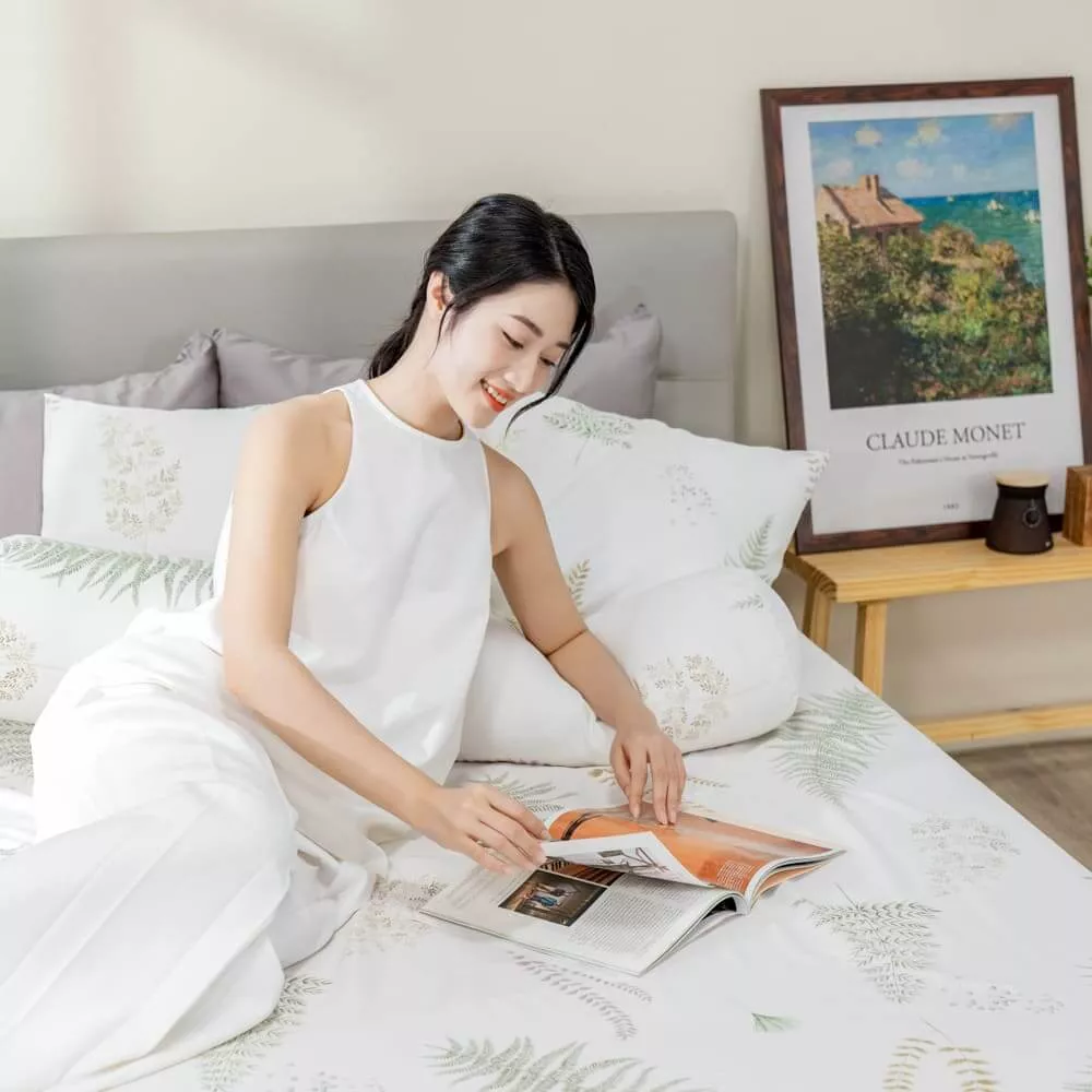 Bộ ga chun tencel Amando Celia 4 chi tiết TP002 - Ảnh 10