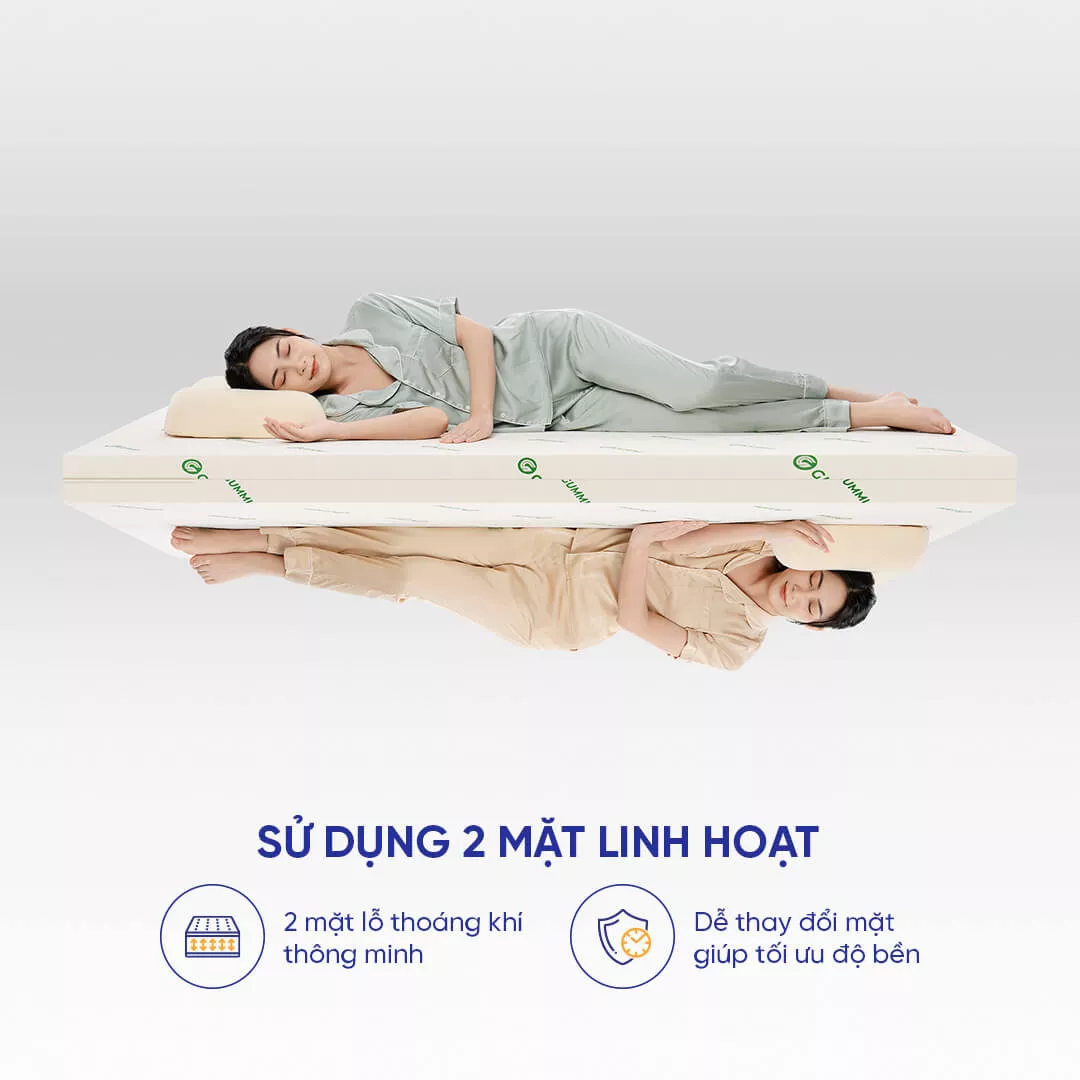 Nệm cao su đa tầng Gummi Lite giá tốt dày 10cm - Ảnh 6