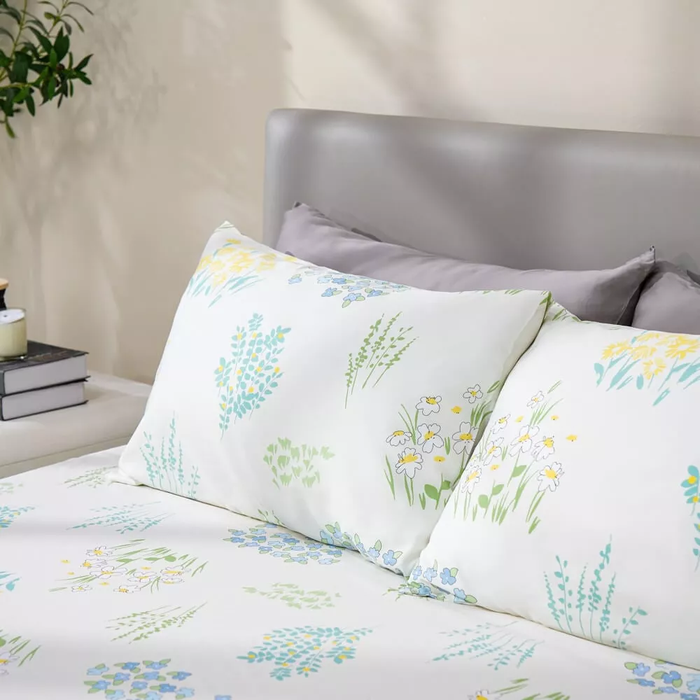 Bộ ga chun tencel Amando Celia 4 chi tiết TP001 - Ảnh 5