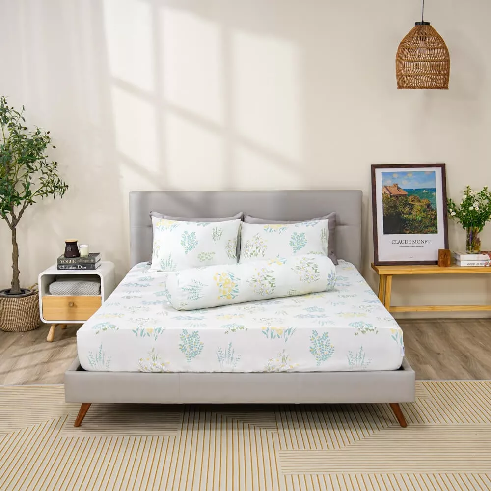 Bộ ga chun tencel Amando Celia 4 chi tiết TP001 - Ảnh 3