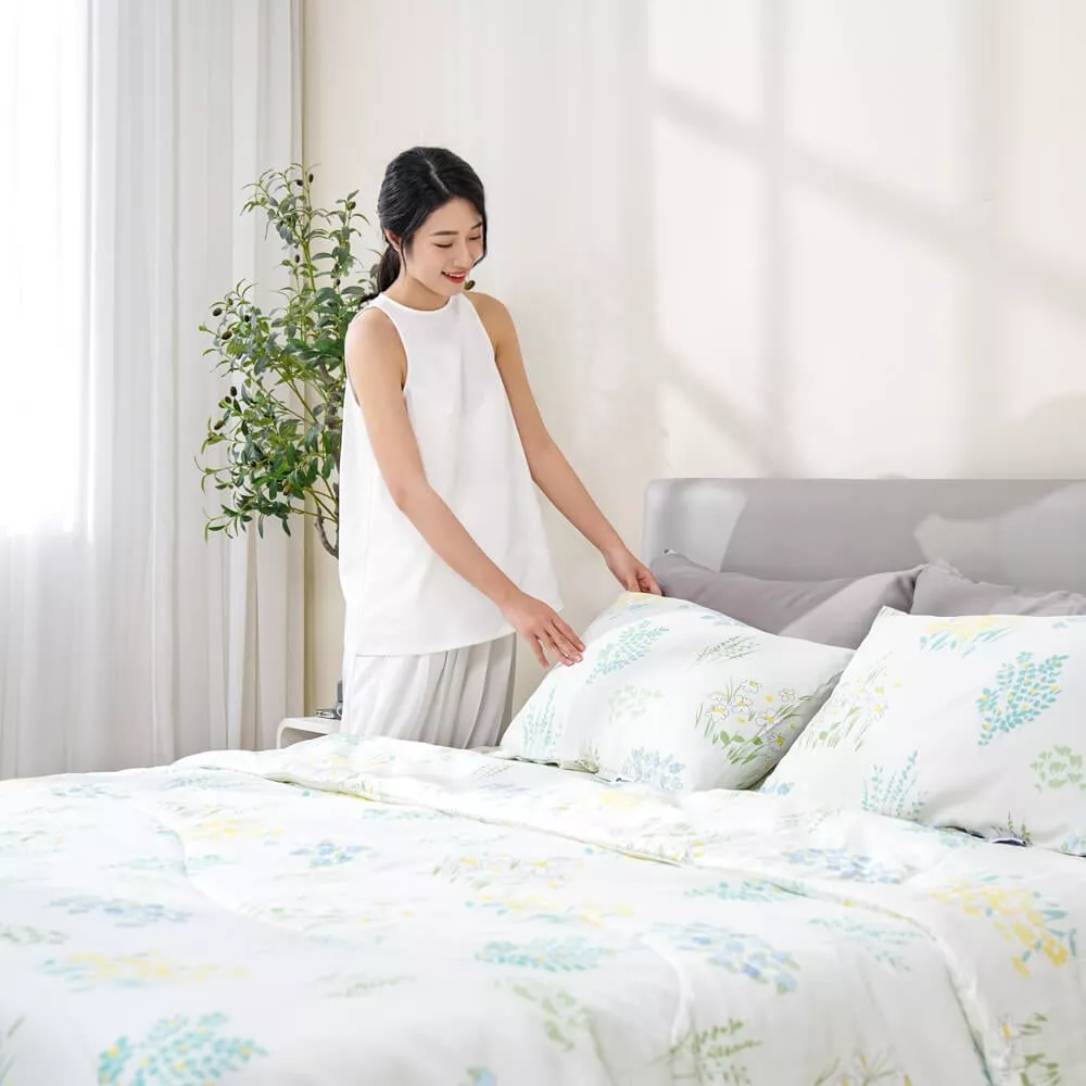 Bộ ga chun tencel Amando Celia 4 chi tiết TP001 - Ảnh 8