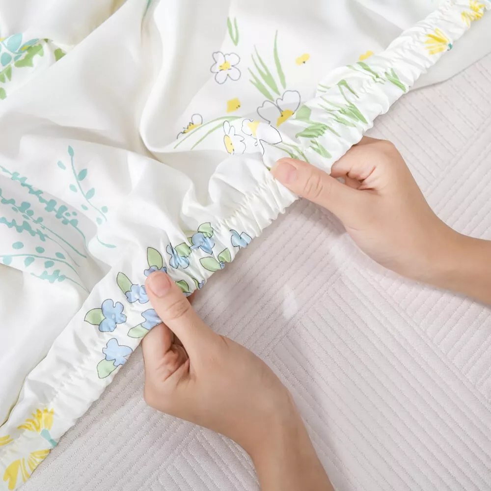 Bộ ga chun tencel Amando Celia 4 chi tiết TP001 - Ảnh 7