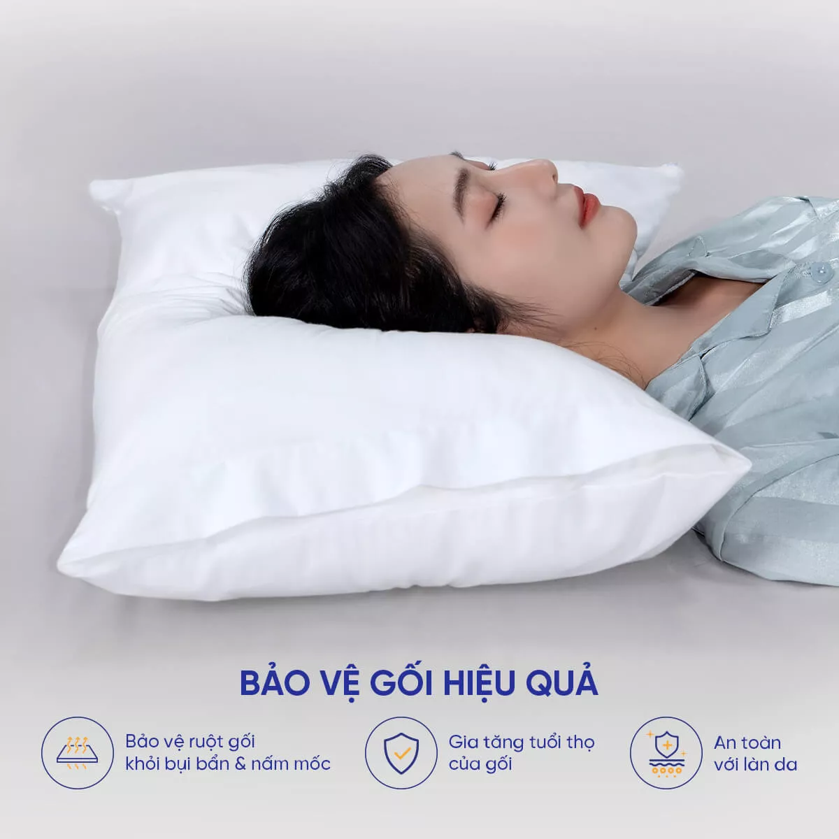 Bảo vệ gối Doona TENCEL chống thấm mềm mại - Ảnh 6