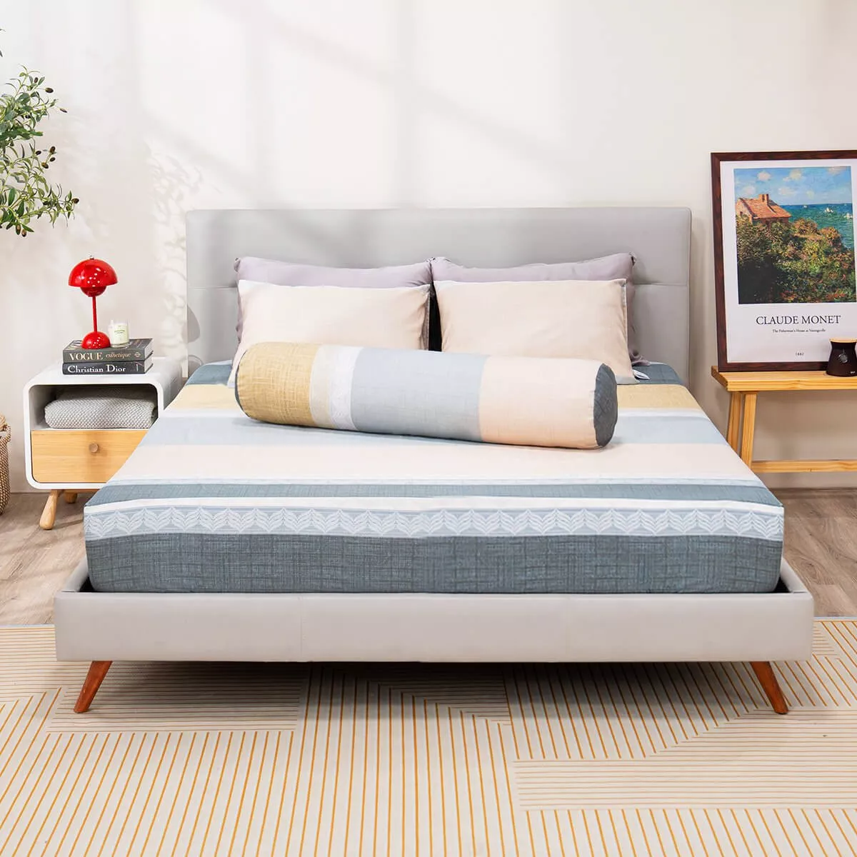 Bộ ga chun tencel Amando Celia 4 chi tiết TP006 - Ảnh 3