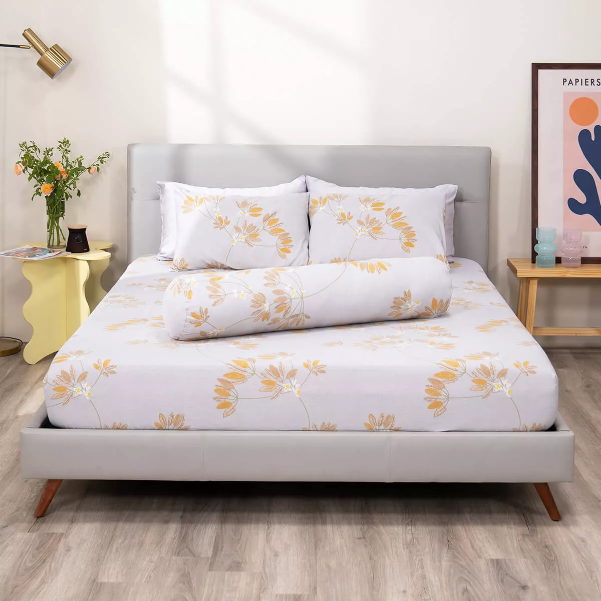 Bộ ga chun tencel Amando Celia 4 chi tiết TP008 - Ảnh 3
