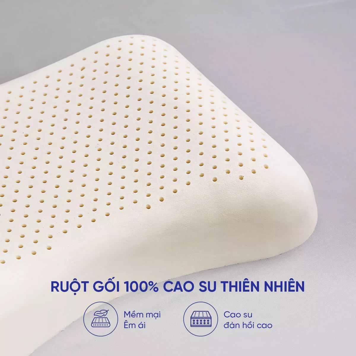 Gối cao su Gummi Butterfly 100% thiên nhiên nâng đỡ vai - Ảnh 4