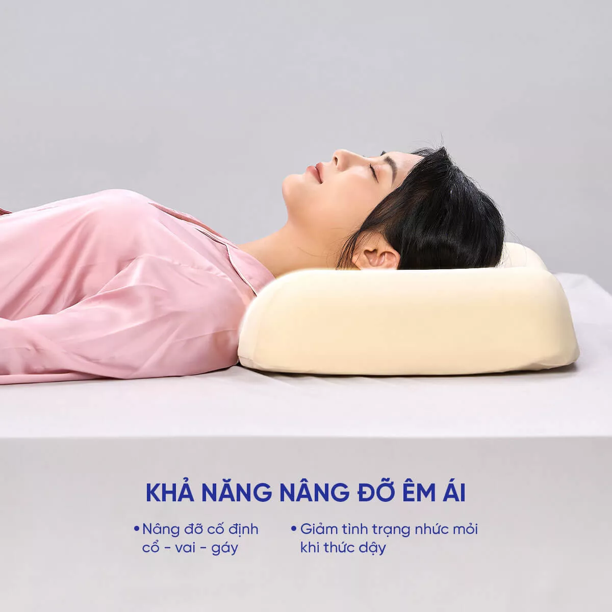 Gối cao su Gummi Butterfly 100% thiên nhiên nâng đỡ vai - Ảnh 5