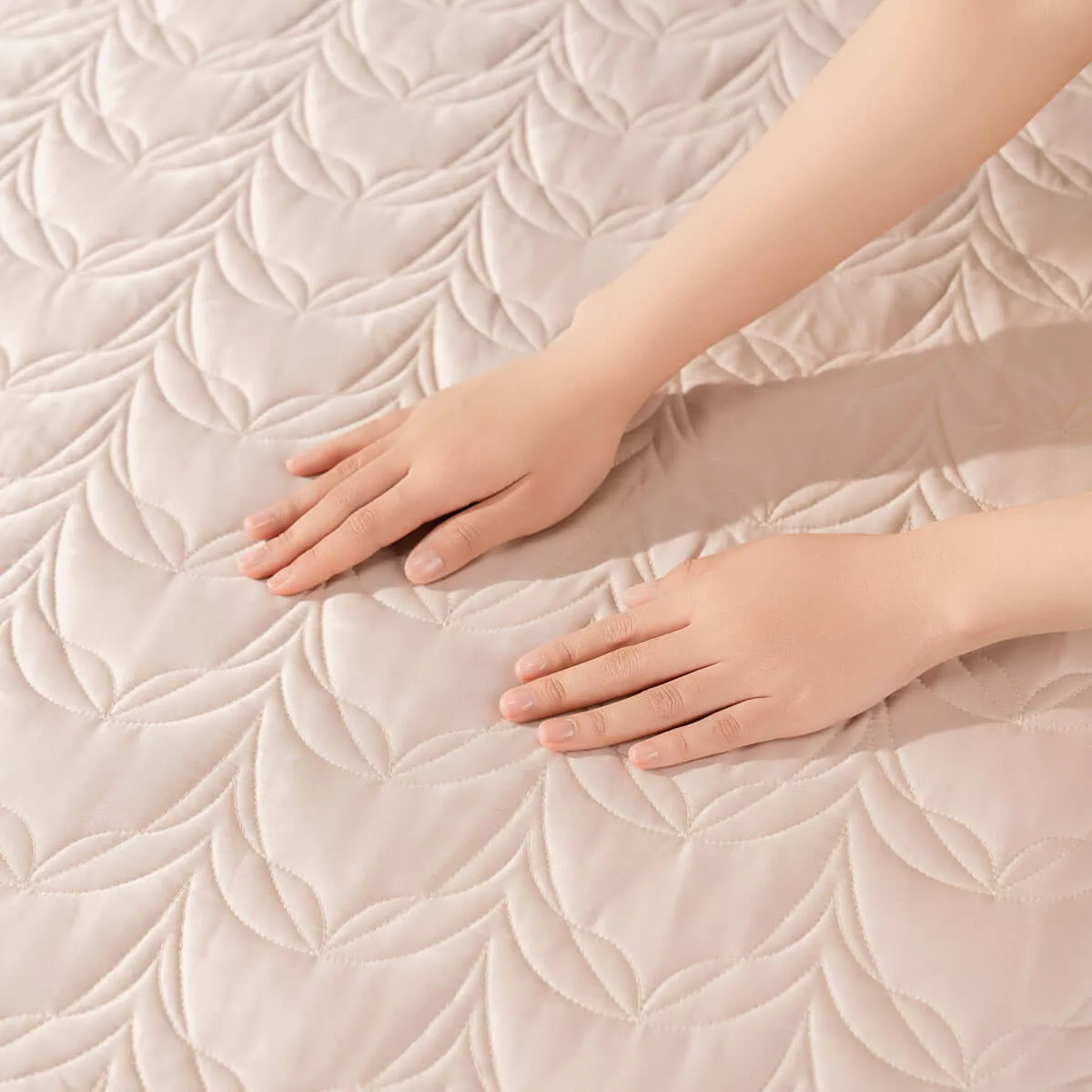 Bộ chăn ga phủ sợi gỗ thiên nhiên Amando Jamila 5 chi tiết LC001 - Ảnh 8