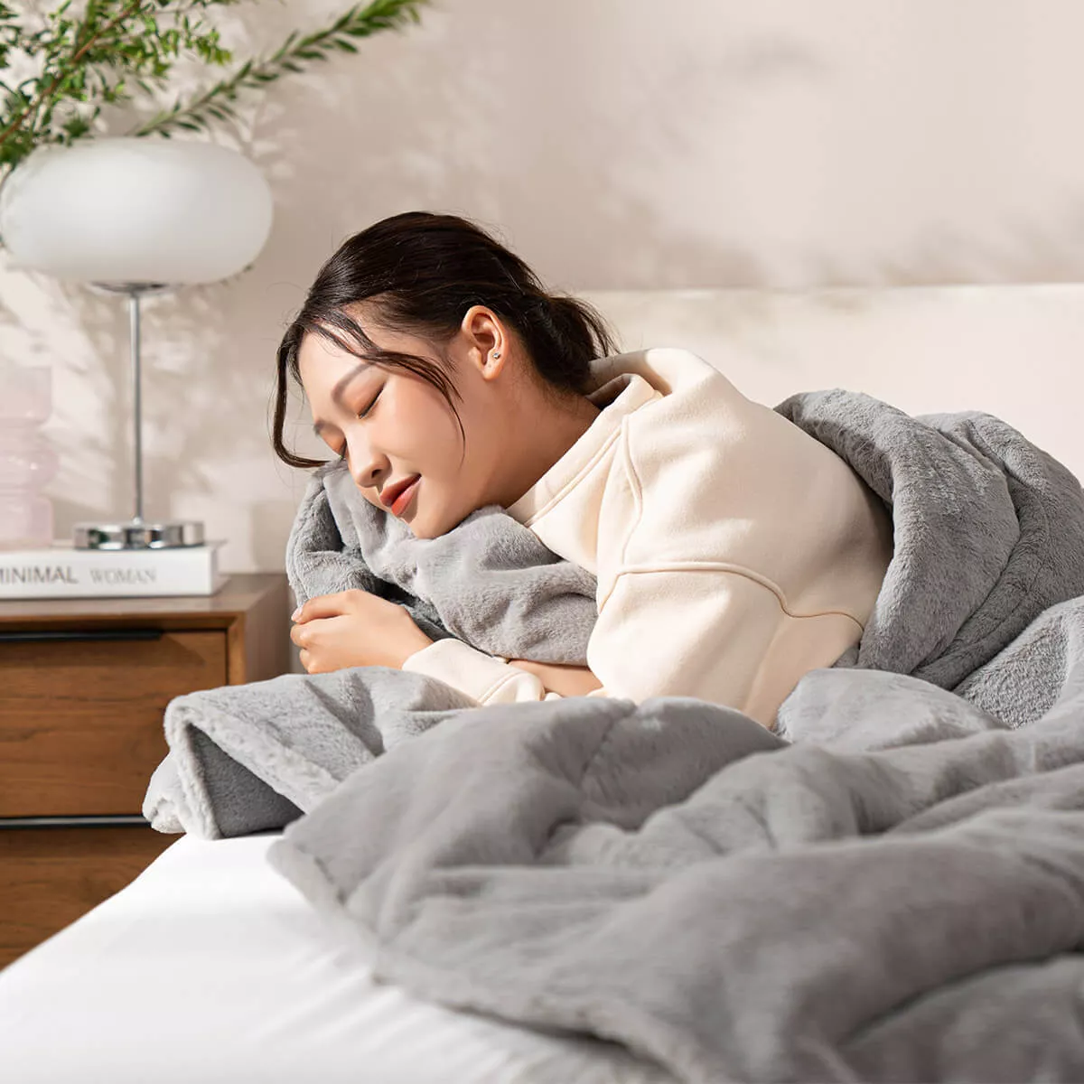 Chăn đông lông chồn cao cấp giữ ấm Amando Warm - Ảnh 8