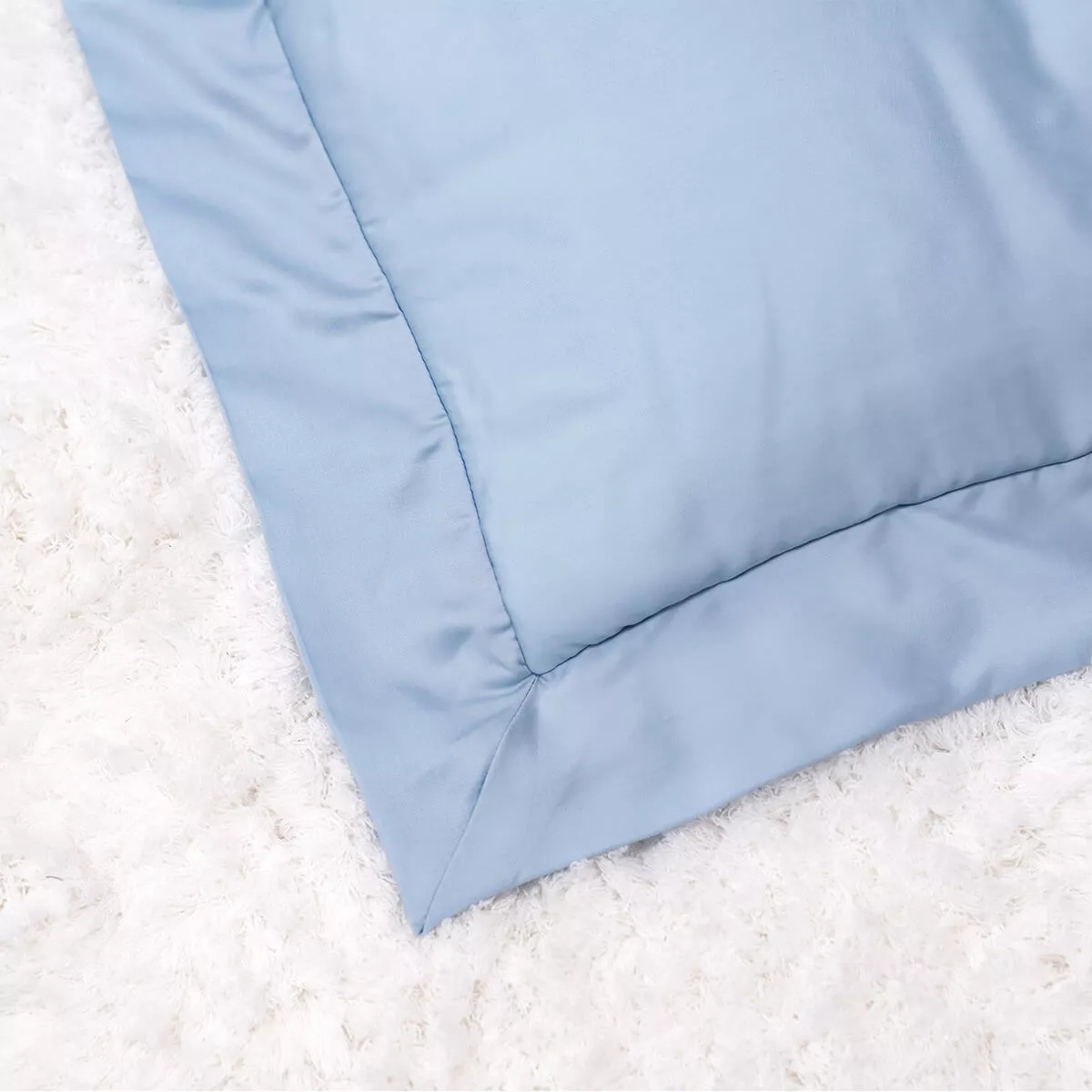 Bộ Chăn ga lụa tencel cao cấp Amando Soulmate 7 chi tiết màu Xanh - Ảnh 6