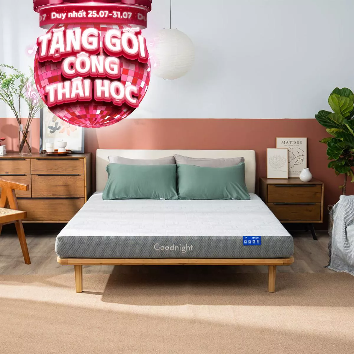 Nệm foam Goodnight Massage 2.0 (Hachi) giảm áp lực dày 15cm - Ảnh 2