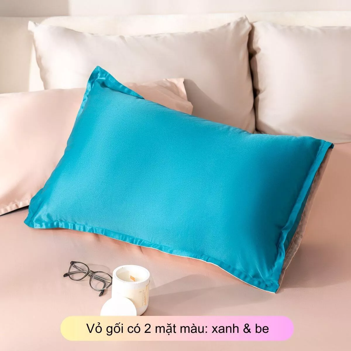 Bộ ga chun bốn mùa micro satin Goodnight Mori 3 Chi tiết - Ảnh 17