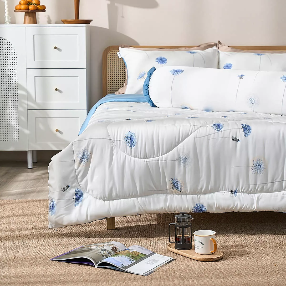 Bộ Ga chun sợi gỗ thiên nhiên Amando Aleena 5 chi tiết - Ảnh 18