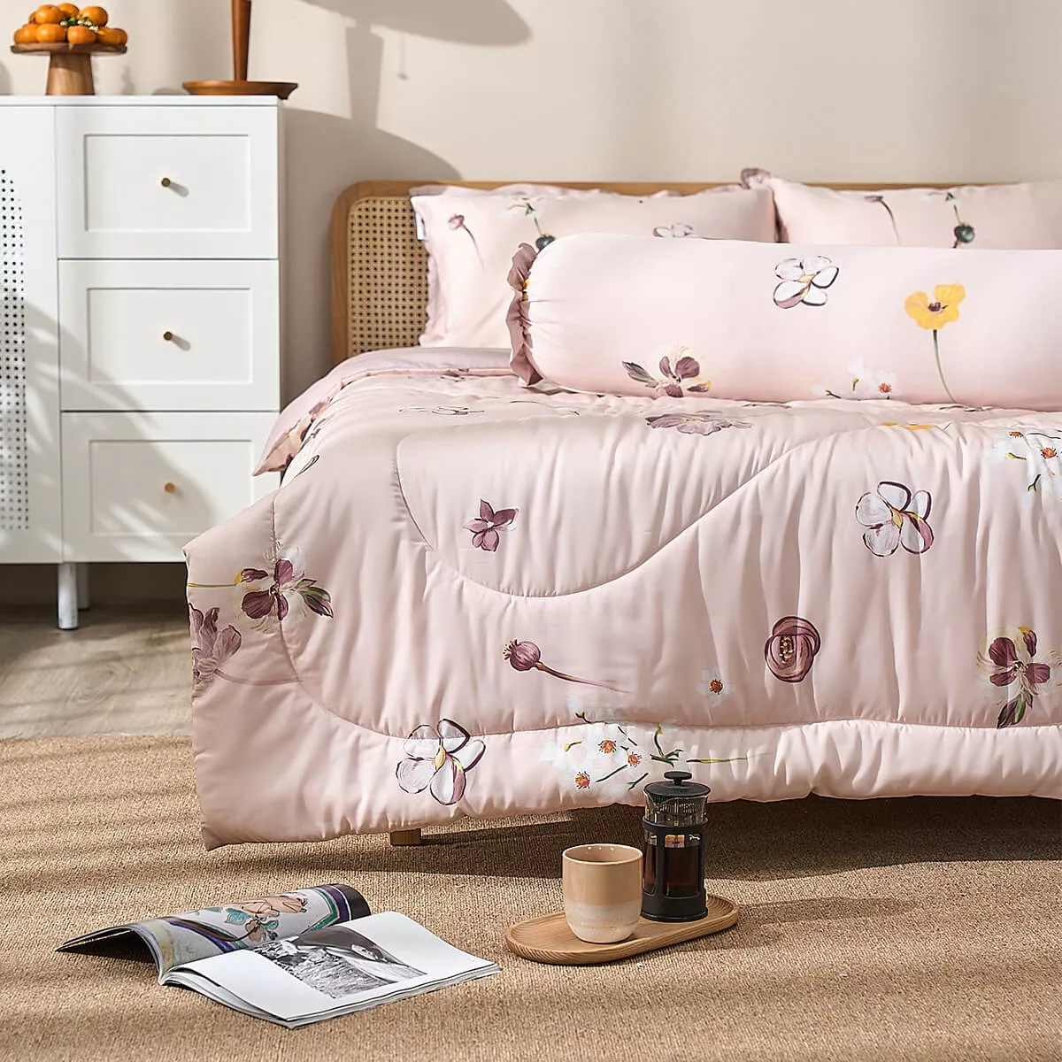 Bộ Ga chun sợi gỗ thiên nhiên Amando Aleena 5 chi tiết - Ảnh 16