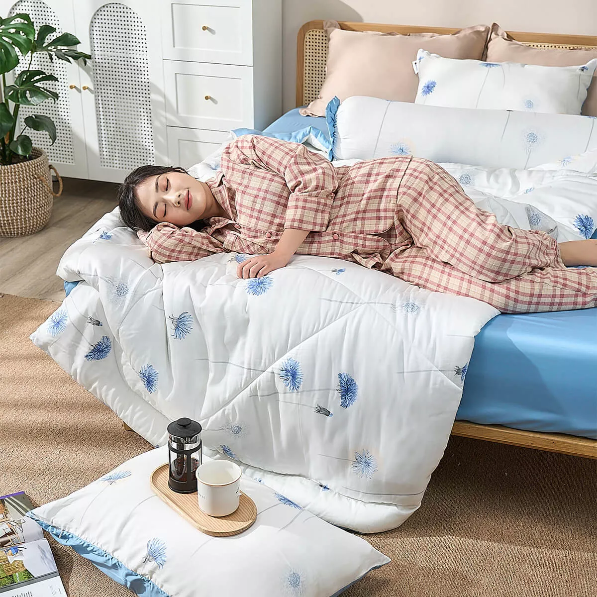 Bộ Ga chun sợi gỗ thiên nhiên Amando Aleena 5 chi tiết - Ảnh 21