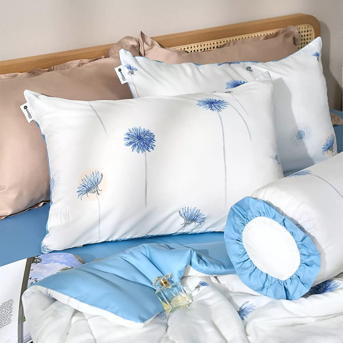 Bộ Ga chun sợi gỗ thiên nhiên Amando Aleena 5 chi tiết - Ảnh 17