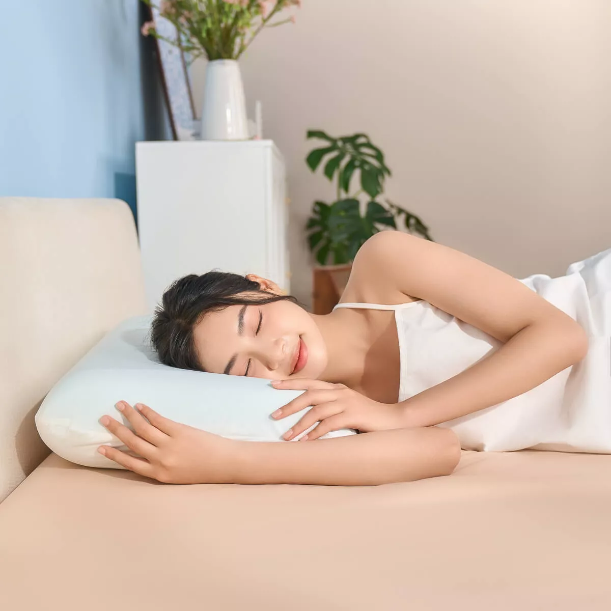 Gối foam iComfy Sofy Air công nghệ Aero Memory Foam độc quyền (BST Ngủ Mát) - Ảnh 8