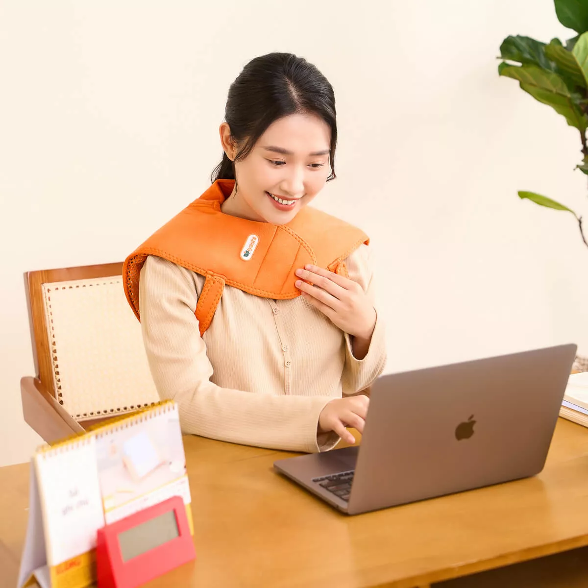 Iyashi Đai chườm thảo dược vai gáy - Ảnh 4