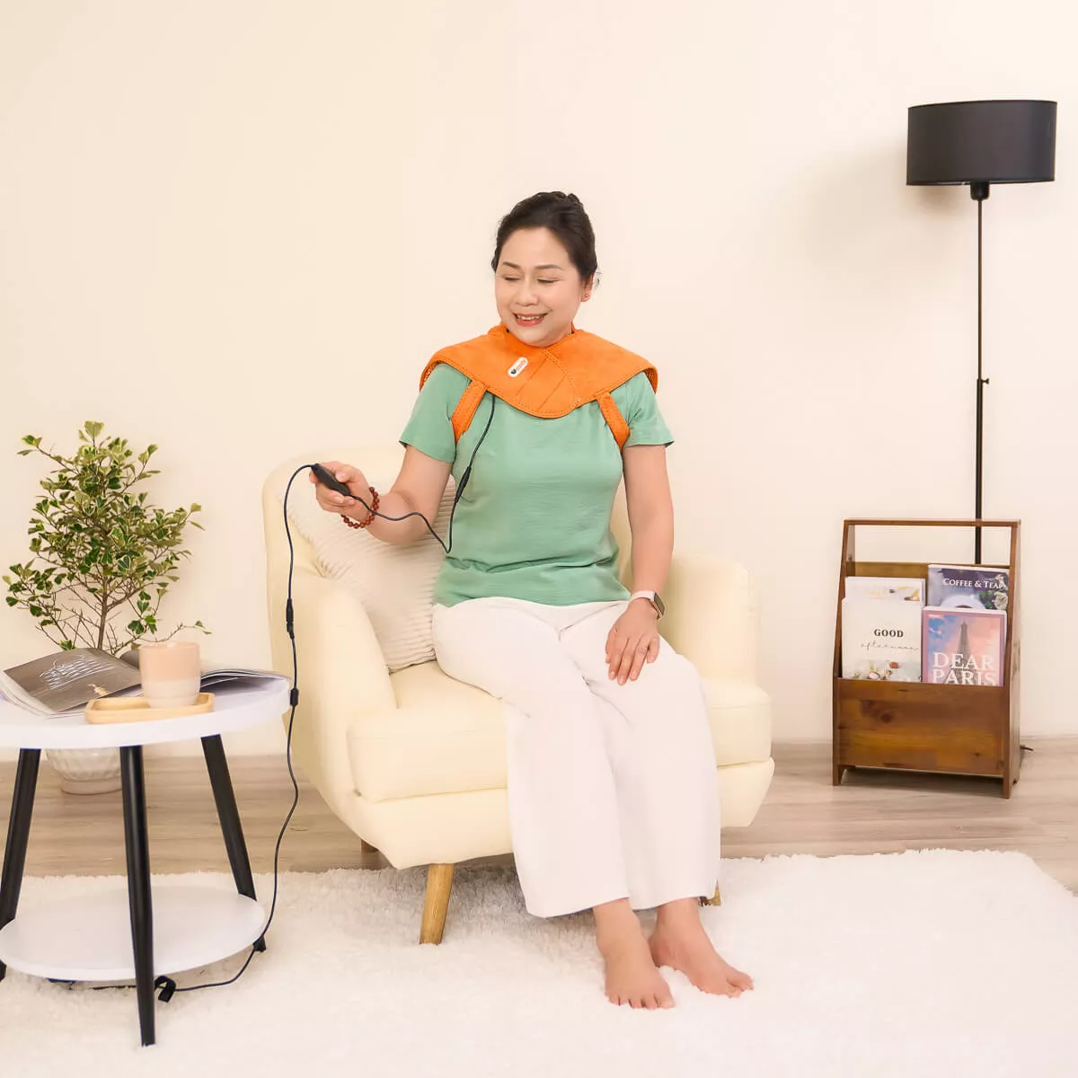 Iyashi Đai chườm thảo dược vai gáy - Ảnh 5