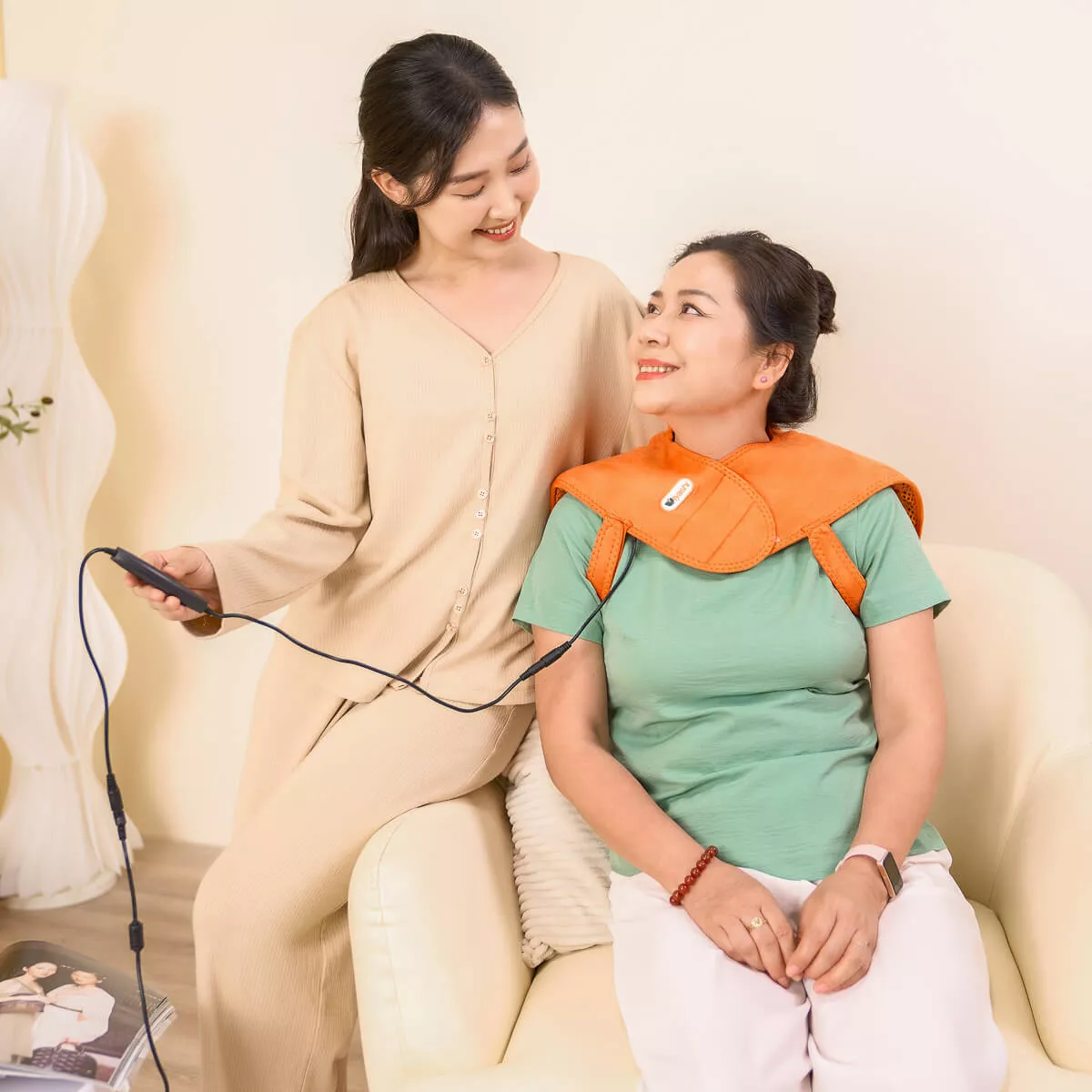 Iyashi Đai chườm thảo dược vai gáy - Ảnh 8