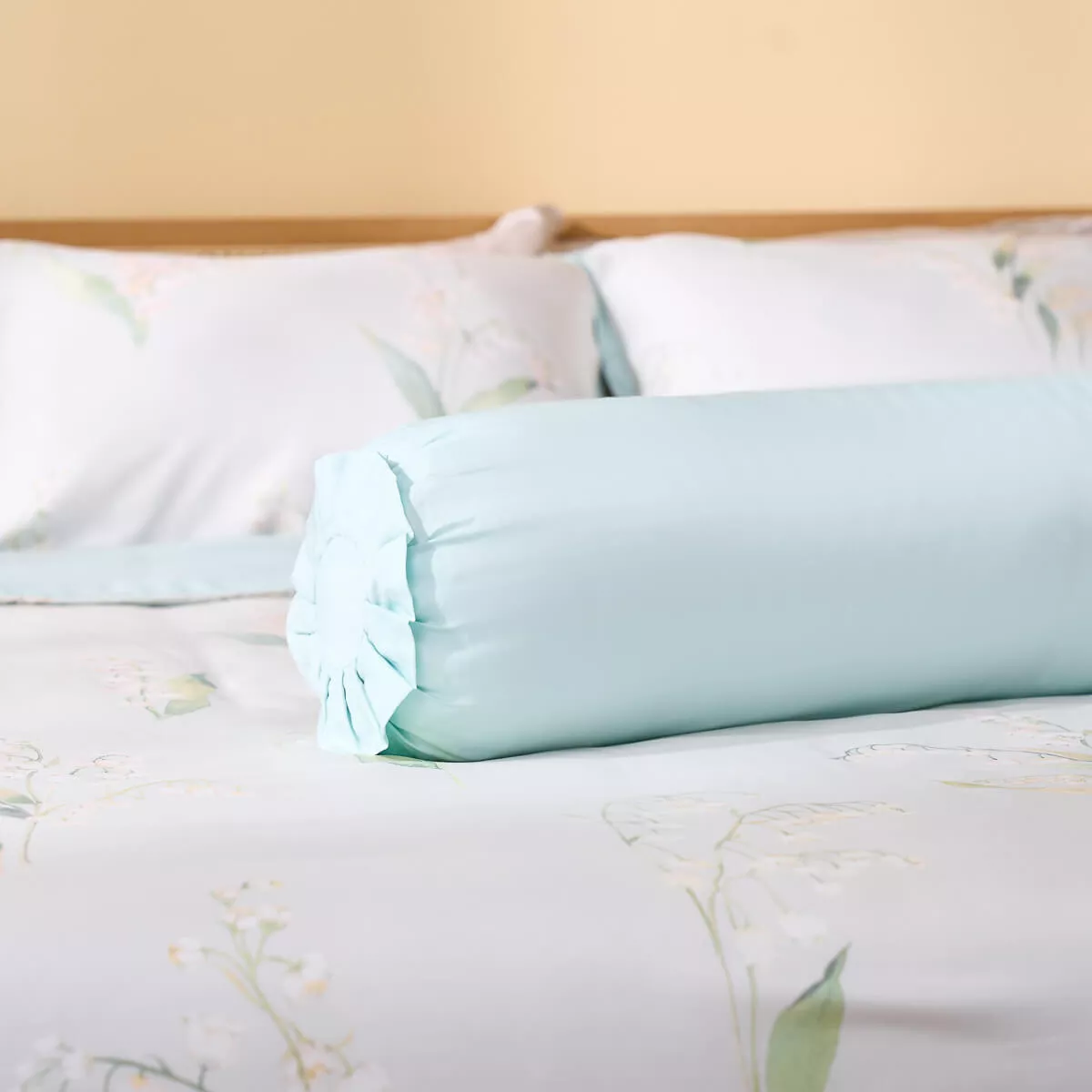 Bộ chăn ga phủ sợi gỗ thiên nhiên Amando Jamila 5 chi tiết LC009 - Ảnh 6