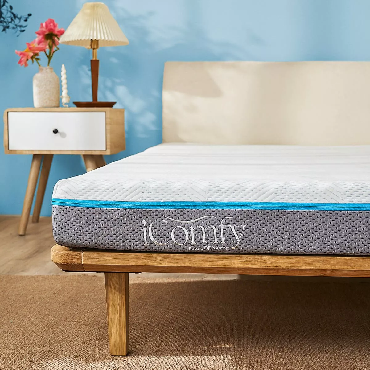 Nệm foam iComfy Coolax massage thoáng mát dày 15cm (BST Ngủ Mát) - Ảnh 12