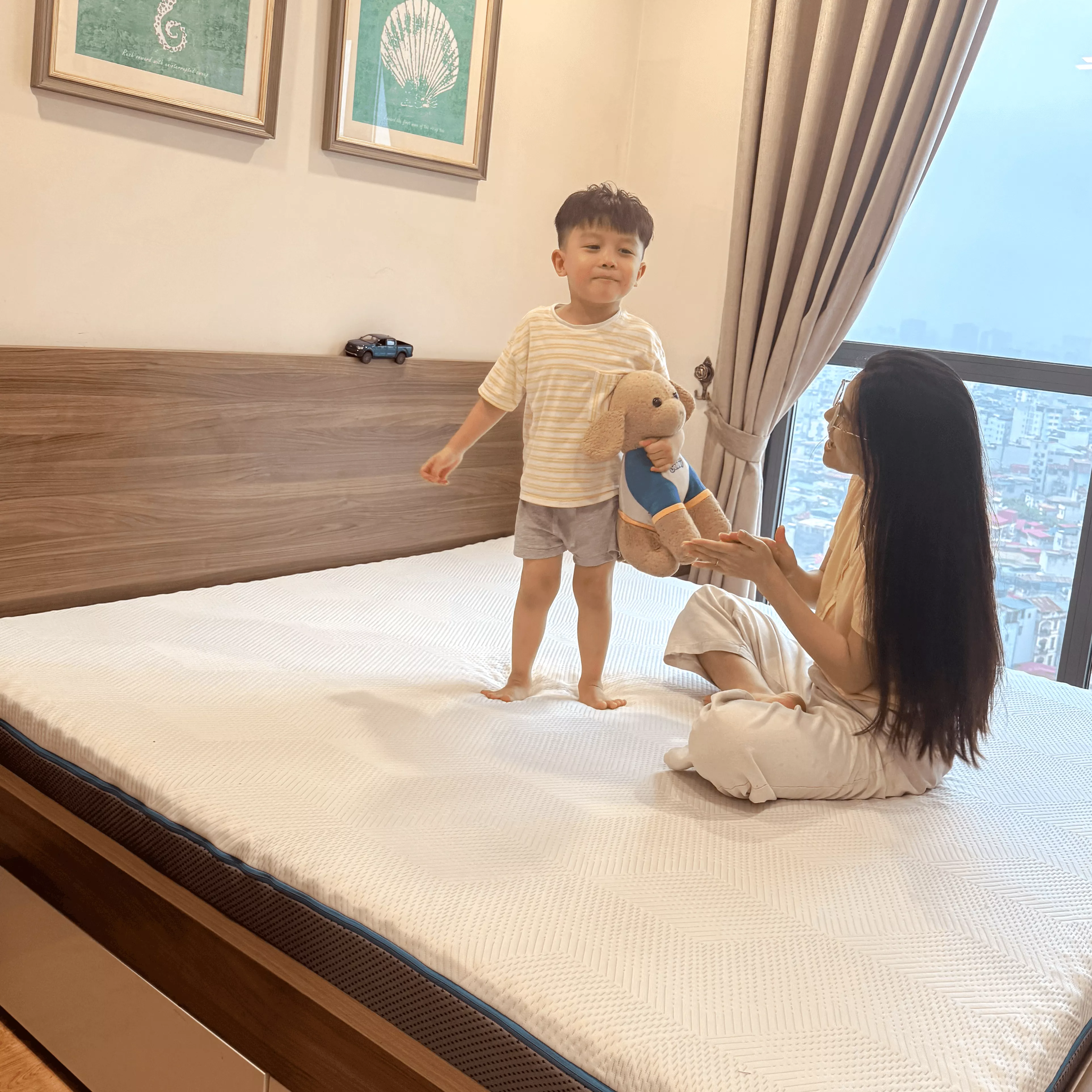 Nệm foam iComfy Coolax massage thoáng mát dày 15cm (BST Ngủ Mát) - Ảnh 23