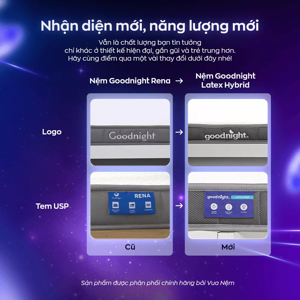 Nệm cao su đa tầng Goodnight Rena vững chắc, thông thoáng dày 10cm - Ảnh 4