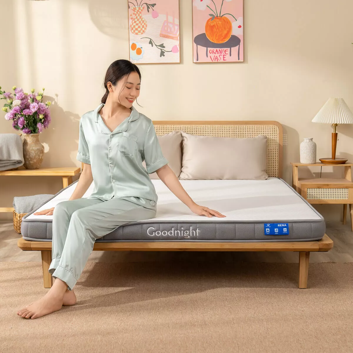Nệm cao su đa tầng Goodnight Rena vững chắc, thông thoáng dày 10cm - Ảnh 11