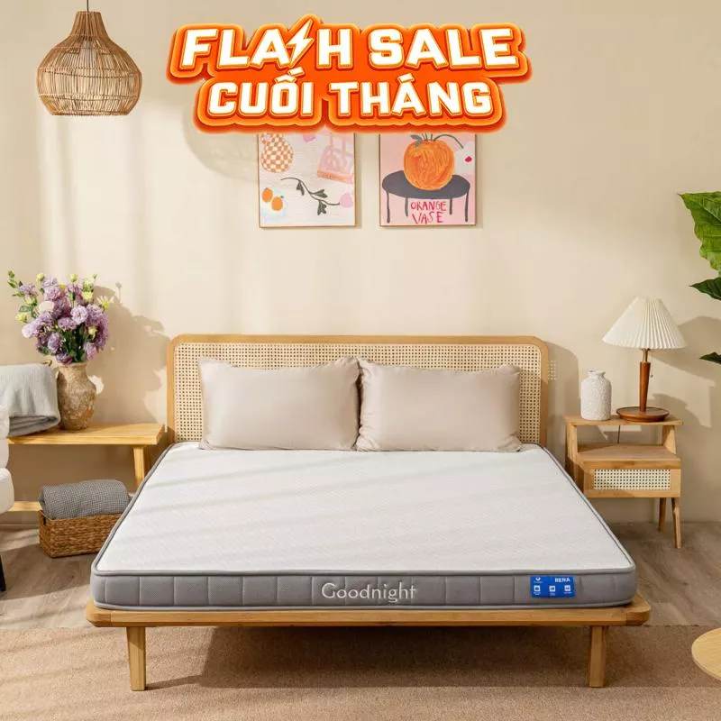 Nệm cao su đa tầng Goodnight Rena vững chắc, thông thoáng dày 10cm - Ảnh 3
