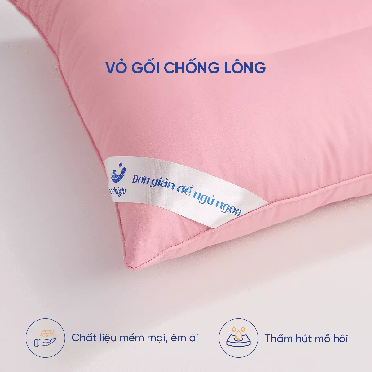 Gối lông vũ nhân tạo định hình Goodnight Mochi - Ảnh 4