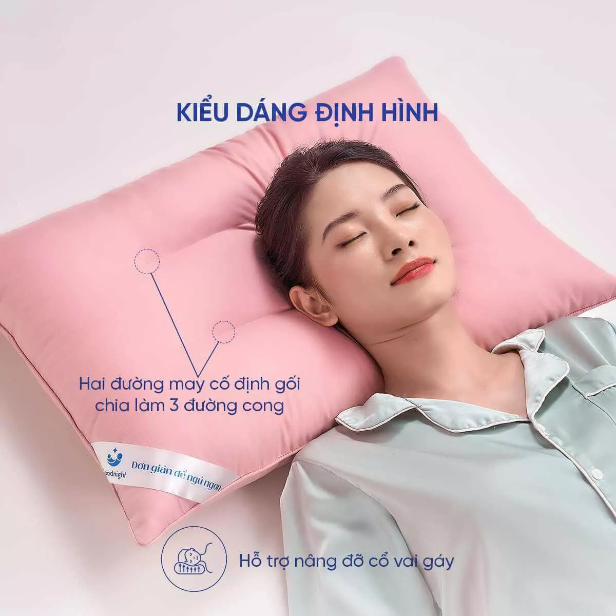 Gối lông vũ nhân tạo định hình Goodnight Mochi - Ảnh 11