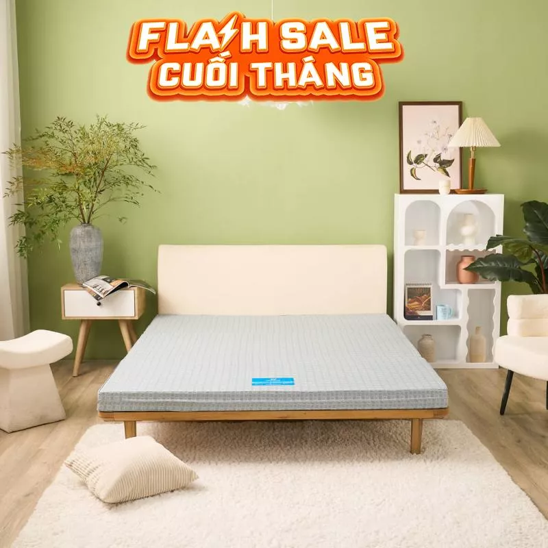 Nệm Bông ép Wonjun Pure & Fresh dày 5/9cm gấp 3 - Ảnh 2